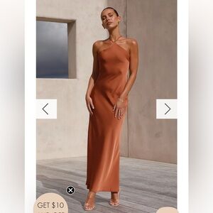 Billy J Chiara Maxi Dress - Copper